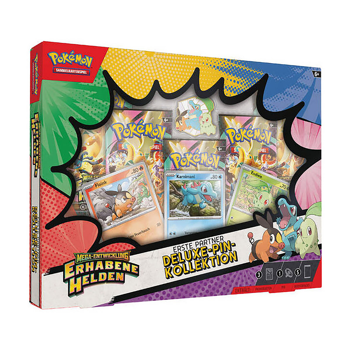 Image produit Pokémon - Collection Deluxe Pin Héros Sublimes Méga-Évolution