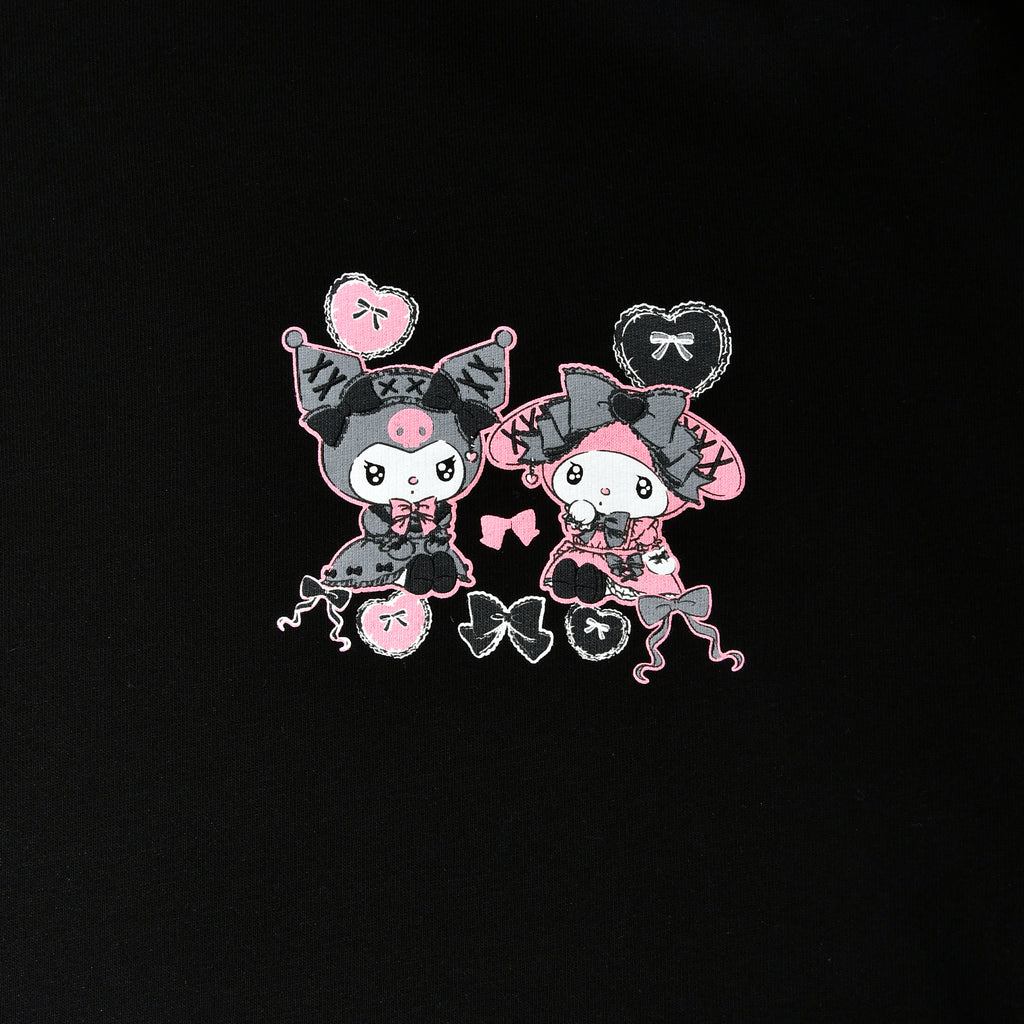 Image produit Hello Kitty - Sweat à capuche Kuromi et My Melody