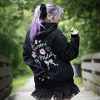 Image produit Hello Kitty - Sweat à capuche Kuromi et My Melody
