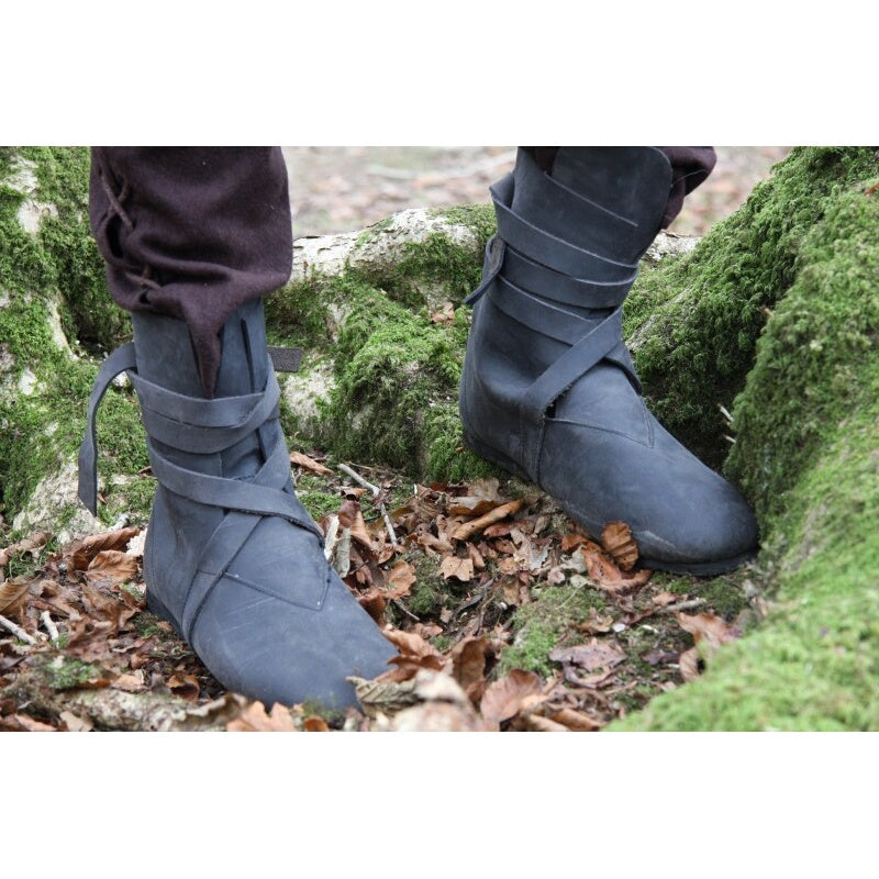 Image produit Bottes Haithabu en cuir nubuck Floki noir