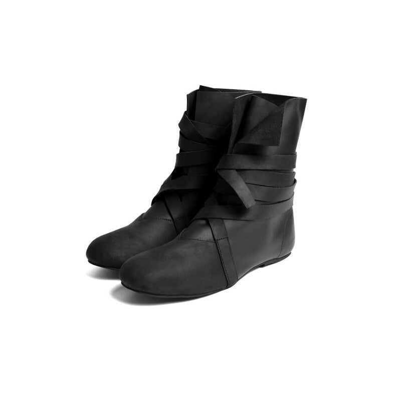 Image produit Bottes Haithabu en cuir nubuck Floki noir