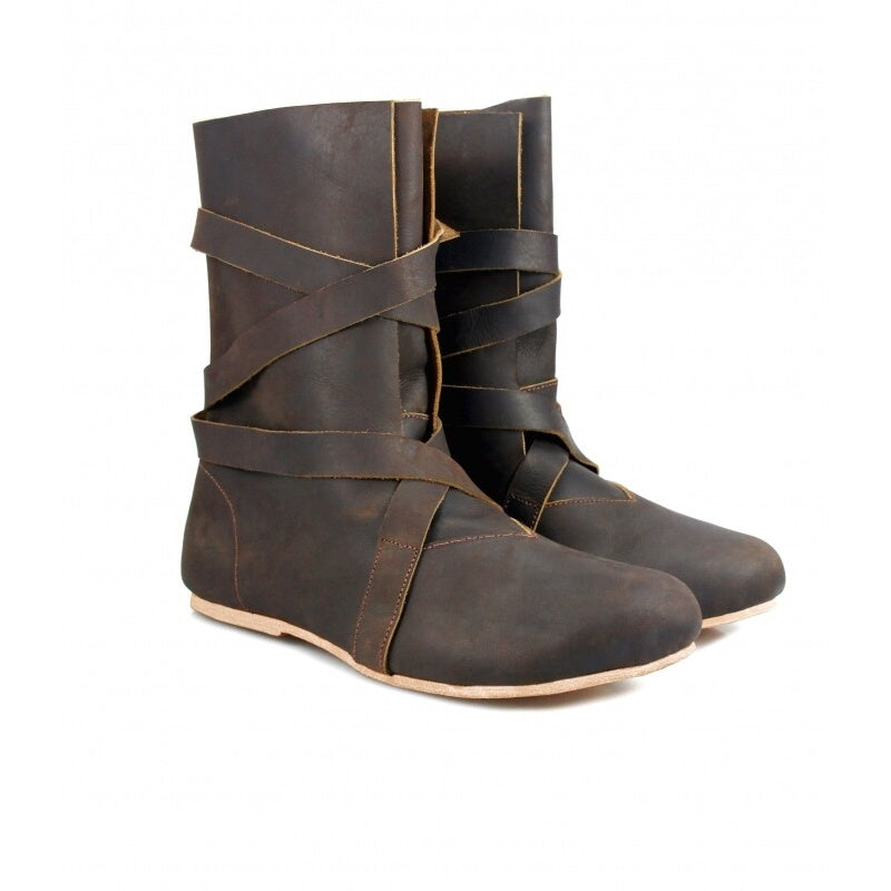 Image produit Bottes médiévales Haithabu avec semelle en cuir Sjur marron