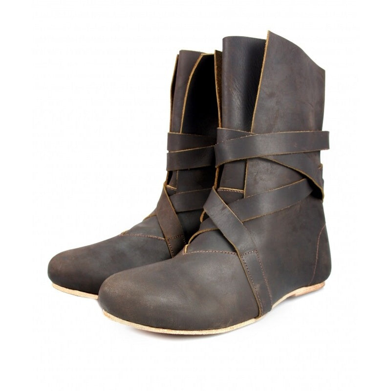 Image produit Bottes médiévales Haithabu avec semelle en cuir Sjur marron