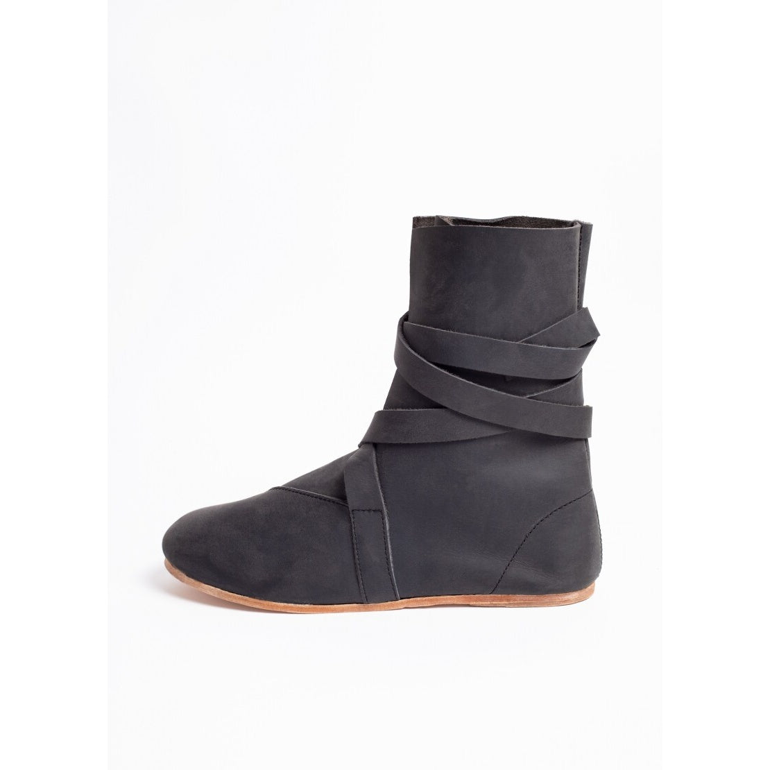 Product image Medieval Haithabu Boots with Leather Sole Sjur black