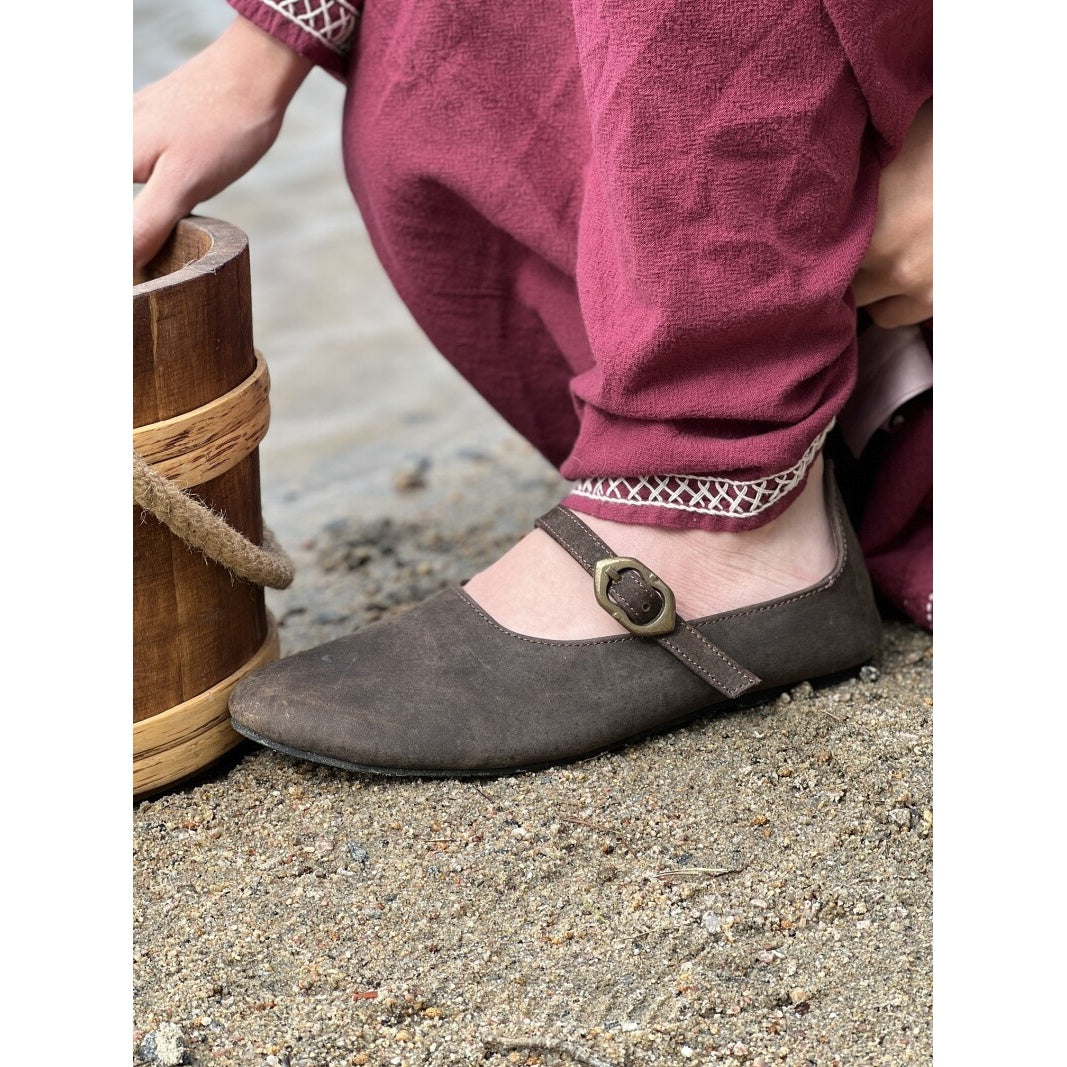 Image produit Chaussures médiévales femme Rieke marron