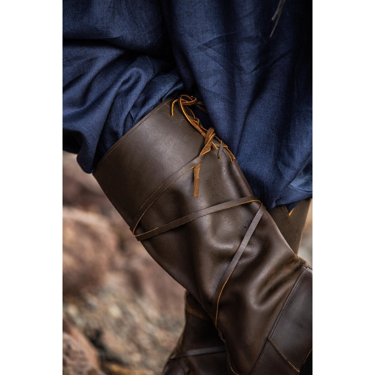 Product image Medieval Boots Ole in Brown Nubuck Leather
