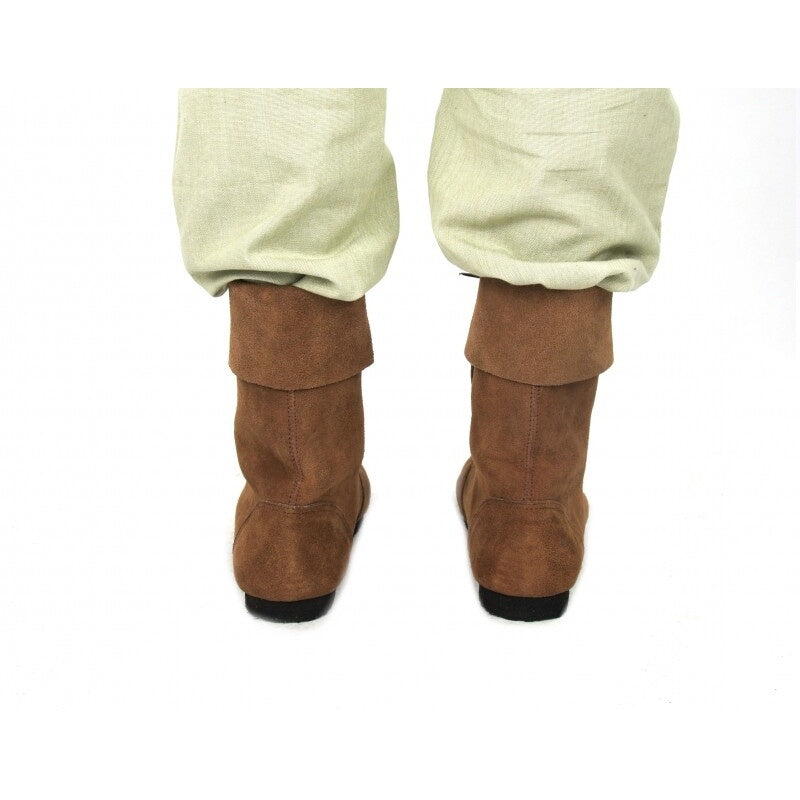 Image produit Bottes médiévales Aurin avec revers marron