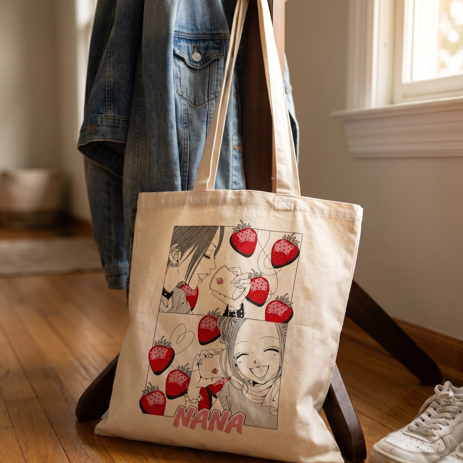 Image produit Sac cabas Strawberry Cups pour les fans de NANA