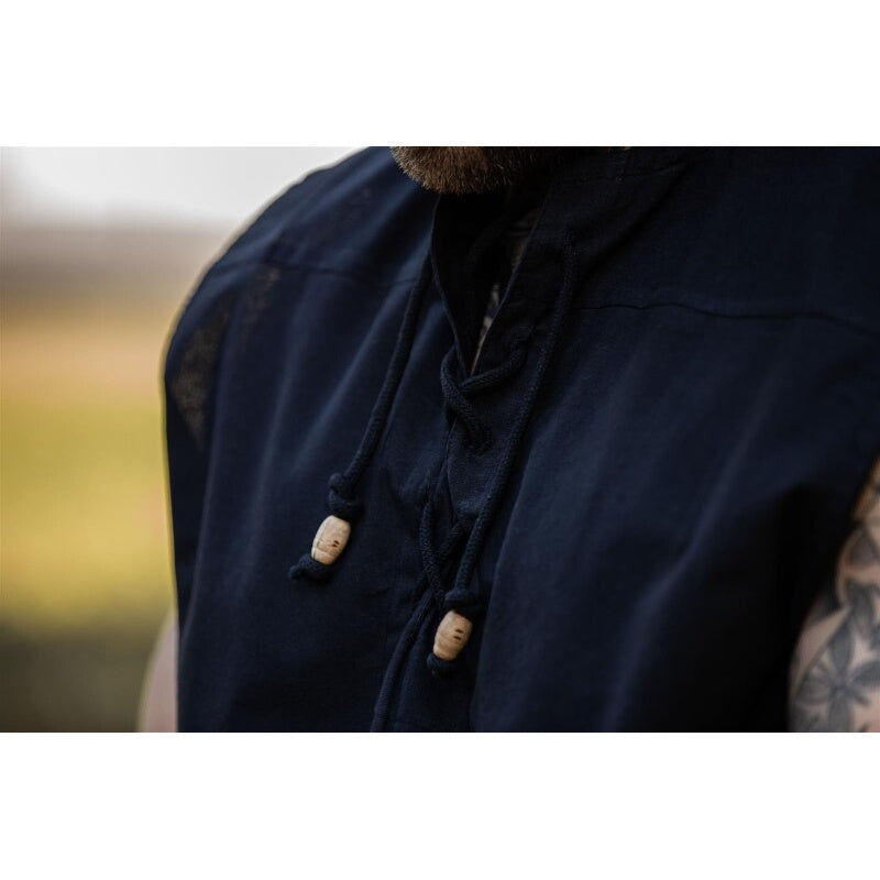 Product image Medieval Lace-Up Shirt Jean Sleeveless Black