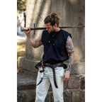 Product image Medieval Lace-Up Shirt Jean Sleeveless Black