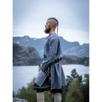 Image produit Tunique médiévale en lin Halvar bleu-gris
