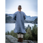 Image produit Tunique médiévale en lin Halvar bleu-gris