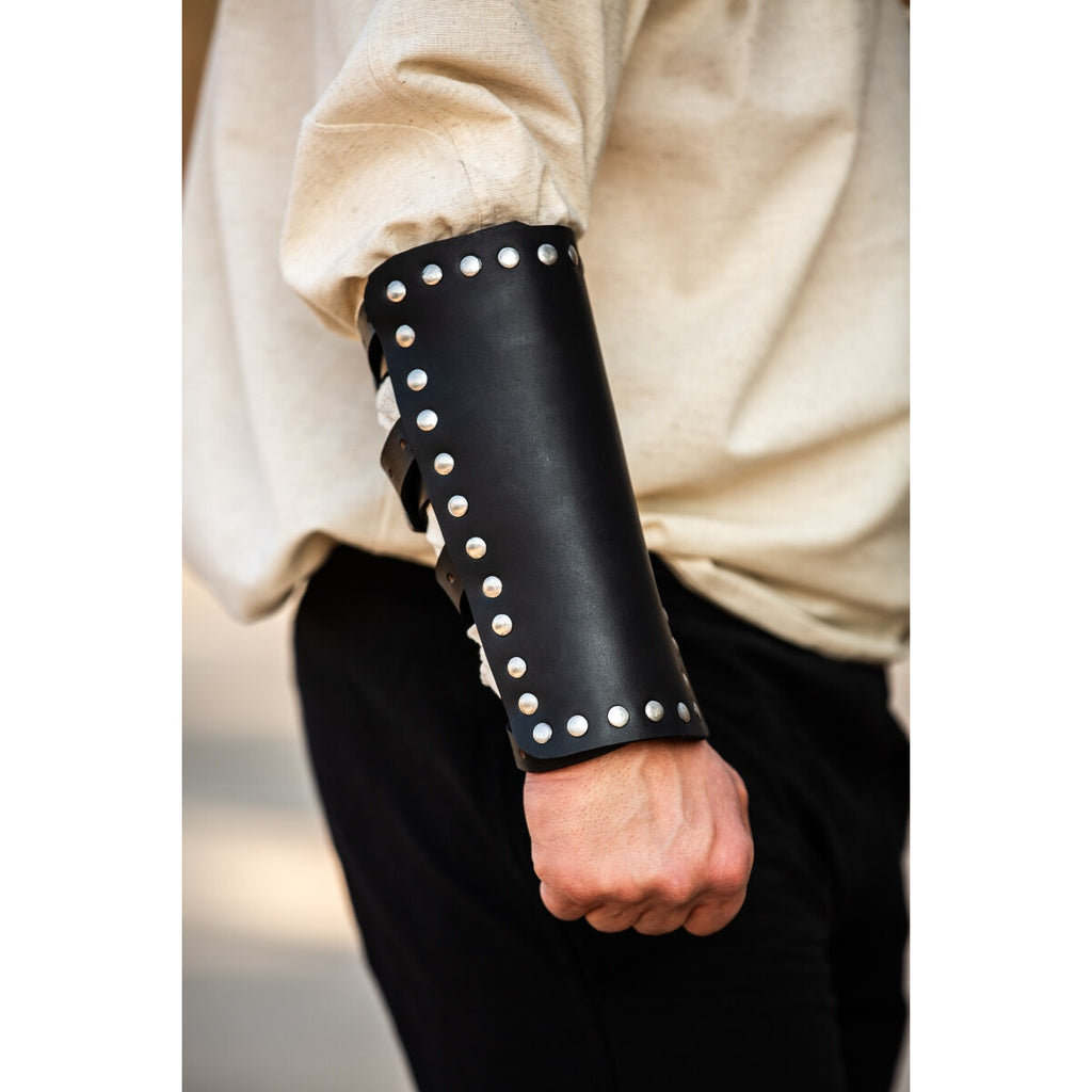 Image produit Brassard médiéval en cuir Mar noir