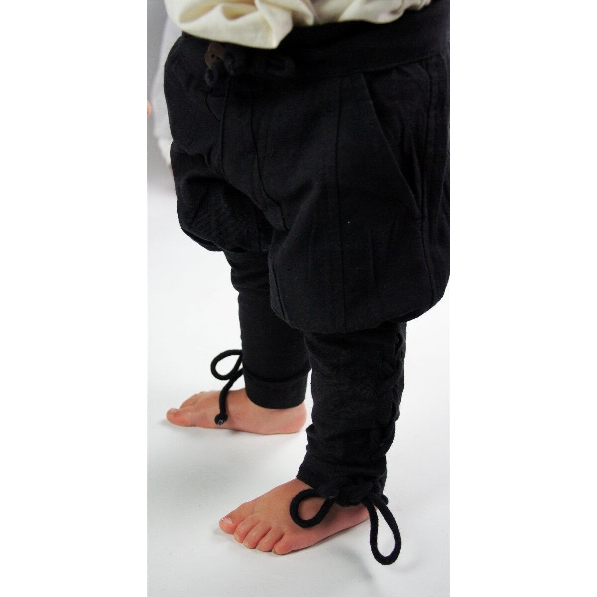 Image produit Pantalon médiéval Jecklein avec laçage de jambe noir