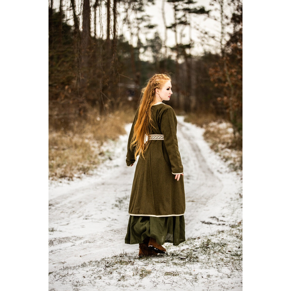 Image produit Manteau médiéval Birka Skadi vert