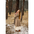Image produit Manteau médiéval Birka Skadi beige