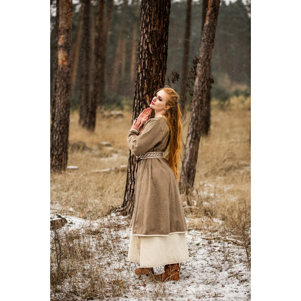 Image produit Manteau médiéval Birka Skadi beige