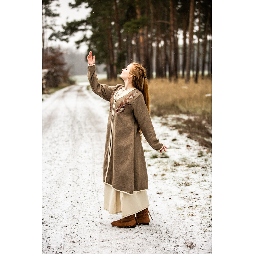 Image produit Manteau médiéval Birka Skadi beige