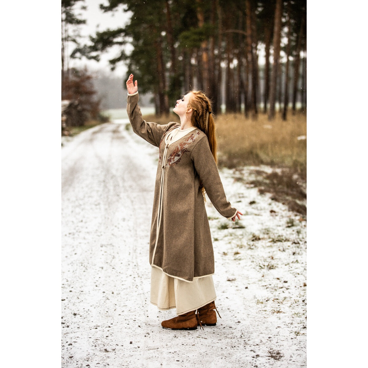 Image produit Manteau médiéval Birka Skadi beige