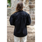 Product image Medieval Shirt Claude with Laced Cuffs Black