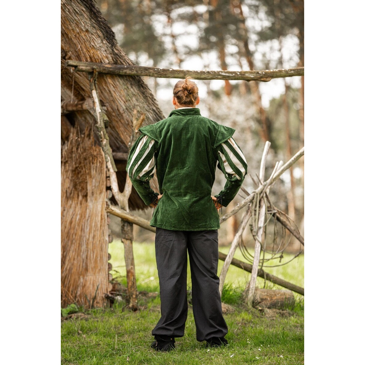 Image produit Veste de lansquenet médiévale Brandolf à manches fendues