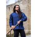 Image produit Chemise médiévale à lacets avec œillets Adrian bleu