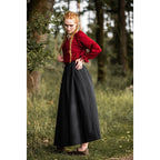 Image produit Blouse médiévale Edith rouge
