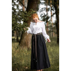 Image produit Blouse médiévale Edith blanc