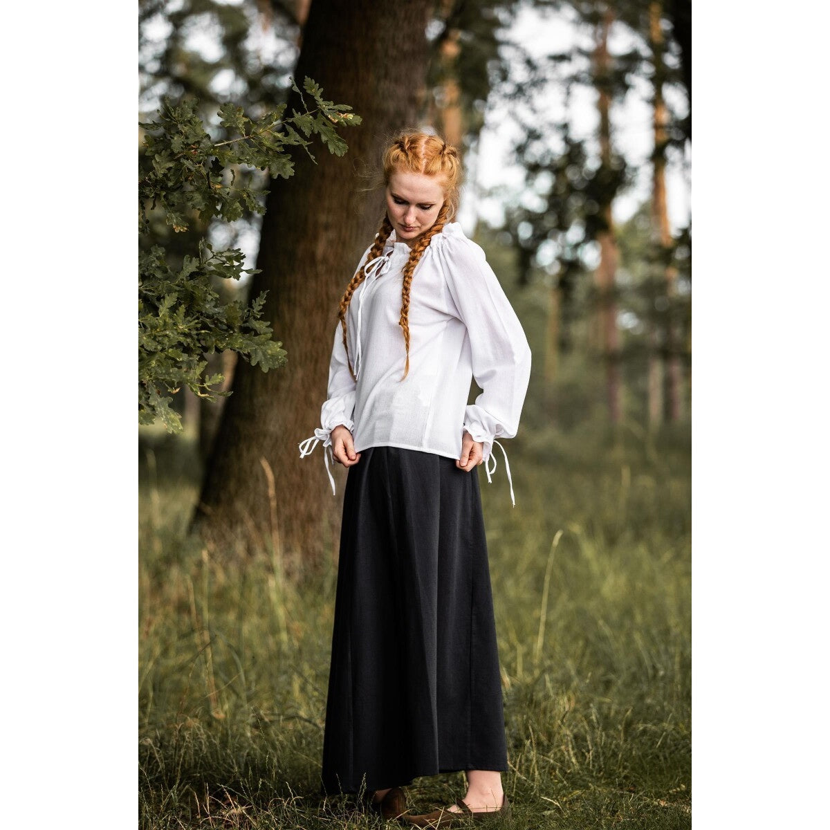 Image produit Blouse médiévale Edith blanc