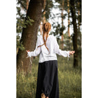 Image produit Blouse médiévale Edith blanc