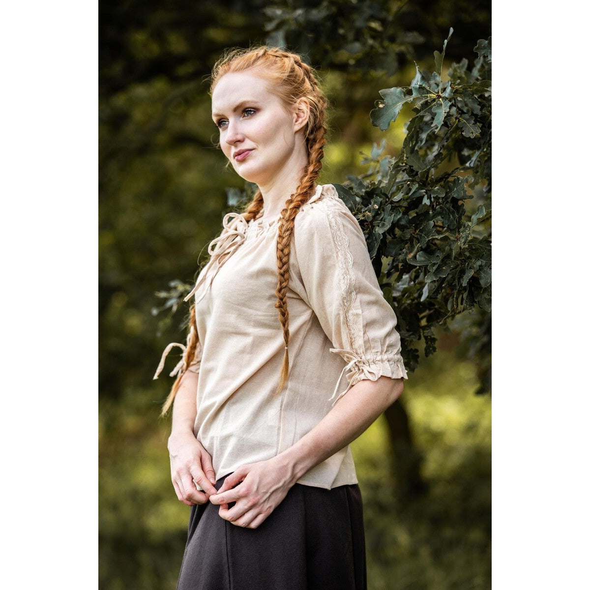 Image produit Blouse médiévale à manches courtes Sandra