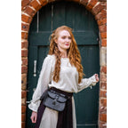 Image produit Blouse médiévale avec dentelle Bettina beige