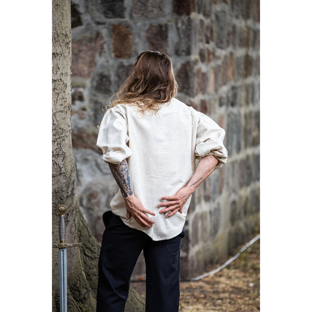 Image produit Chemise médiévale à lacets Dagwin beige