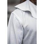 Image produit Chemise médiévale à col rond Athos blanche
