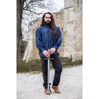 Image produit Chemise médiévale Leopold bleu