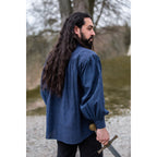 Image produit Chemise médiévale Leopold bleu