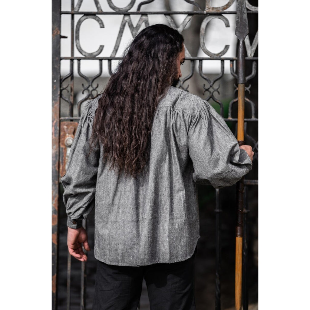 Image produit Chemise médiévale Leopold gris