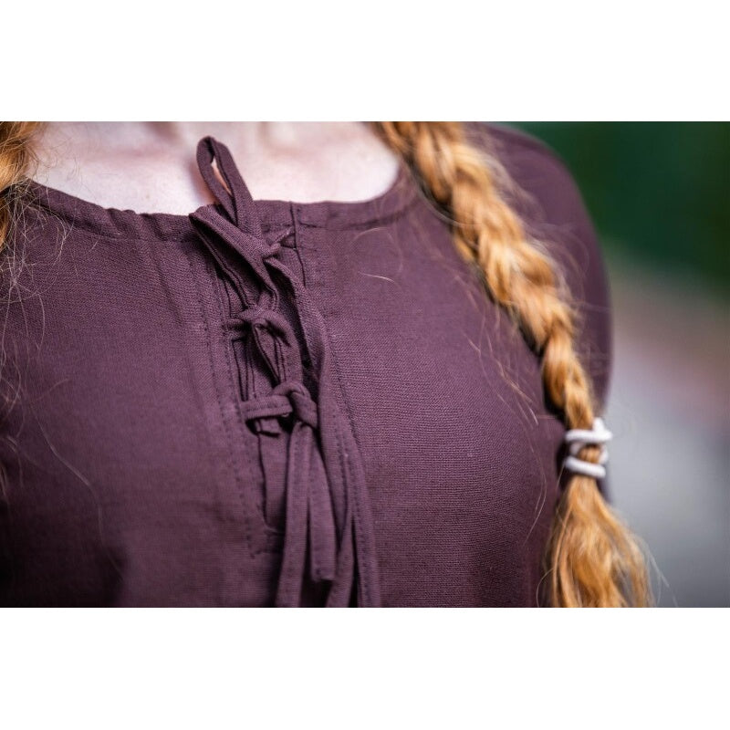 Image produit Blouse médiévale Tilda marron