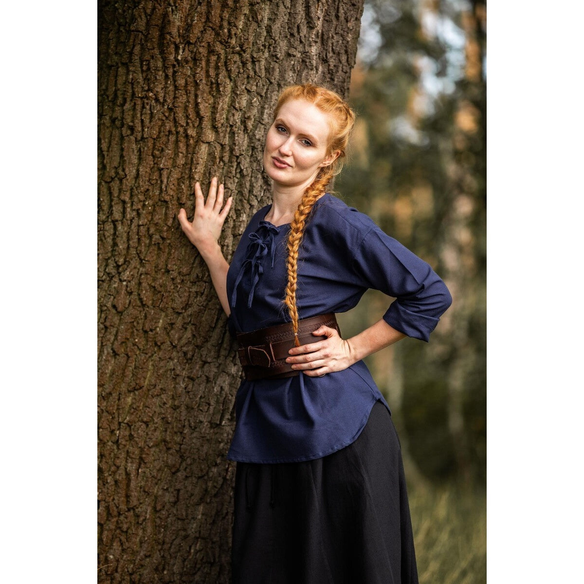 Image produit Blouse médiévale Tilda bleu