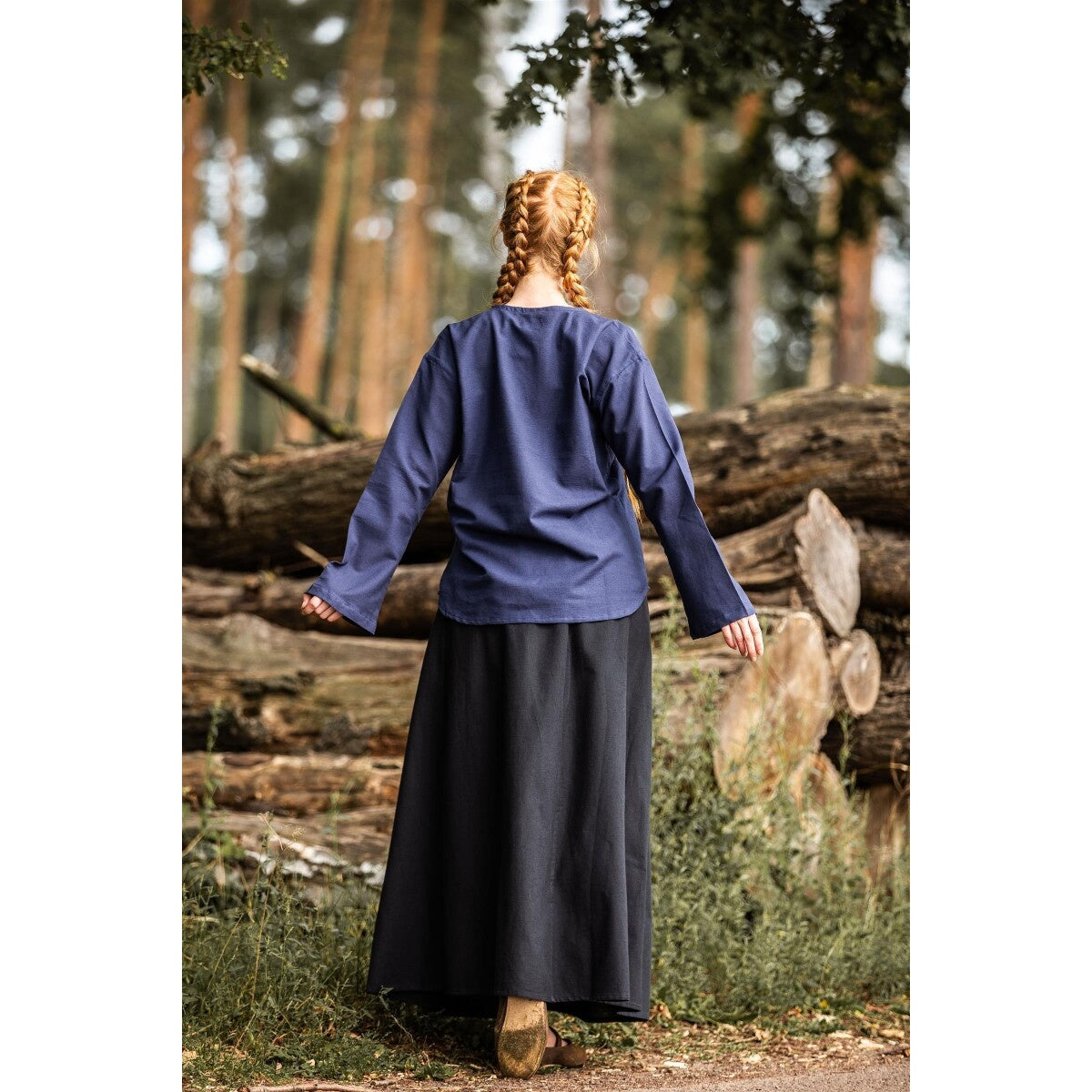 Image produit Blouse médiévale Tilda bleu