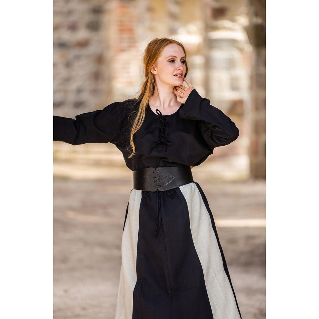 Image produit Chemisier médiéval Tilda noir