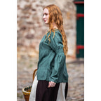 Image produit Blouse médiévale Emma vert
