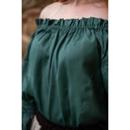 Image produit Blouse médiévale Emma vert