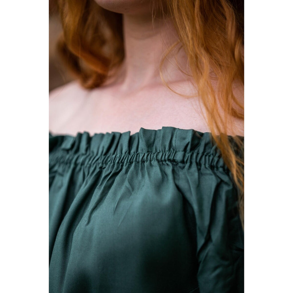 Image produit Blouse médiévale Emma vert