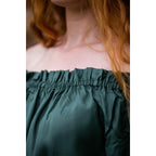 Image produit Blouse médiévale Emma vert