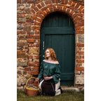 Image produit Blouse médiévale Emma vert