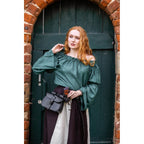 Image produit Blouse médiévale Emma vert
