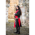 Image produit Surcot médiéval noir-rouge