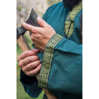 Image produit Tunique médiévale avec bordure Halvor vert