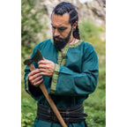 Image produit Tunique médiévale avec bordure Halvor vert